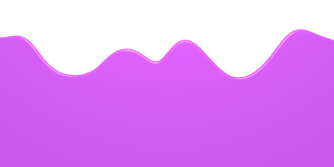 Wall Mural - 3D curve text area. Text box. Footer background.