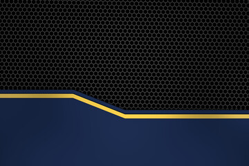 Wall Mural - Metallic background. 3D background design. 3D template design.
