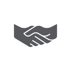 Wall Mural - Handshake vector icon. Business Symbol linear Design. Presentation, Website or Apps Elements. Business handshake or contract agreement icon. agreement icon. charity symbol. Vector illustration