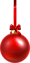 Red Christmas Bauble