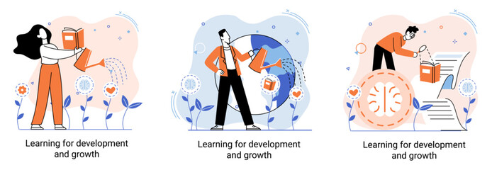 Help in professional development. Qualified employee training program. Learning for software development and growth. Agile project management devOps team, project life scrum meeting. Creative metaphor