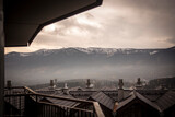 Fototapeta Fototapety na ścianę - Krajobraz górski - Karkonosze. Widok na wzgórza, lasy i szczyty górskie