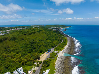 Poster - Top view of Liuqiu Island in Taiwan