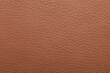 Leinwandbild Motiv Texture of light brown leather as background, closeup