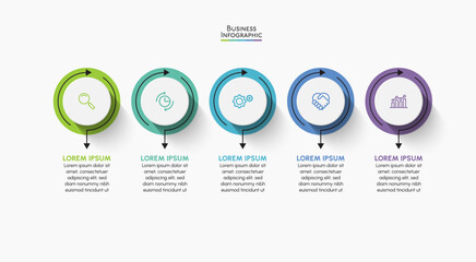 Business data visualization. timeline infographic icons designed for abstract background template milestone element modern diagram process technology digital marketing data presentation chart Vector