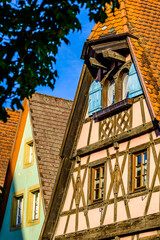 Wall Mural - typical half timbered facade