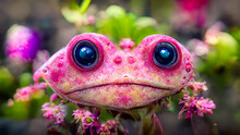 Fancy Cartoon Frog