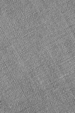 Gray Woven Surface Close Up. Linen Textile Texture. Fabric Handicraft Vertical Background. Textured Braided Grey Backdrop. Len Black And White Wallpaper. Macro