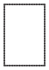 Wall Mural - vector page border a4 design for project.