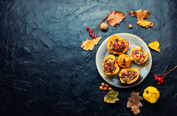 Canvas Print - Quince stuffed with meat