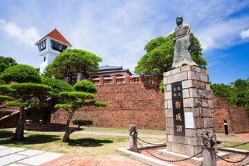 Wall Mural - The building view of the Anping Old Fort in Tainan, Taiwan which is the earliest fortress building in Taiwan.