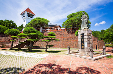 Wall Mural - The building view of the Anping Old Fort in Tainan, Taiwan which is the earliest fortress building in Taiwan.