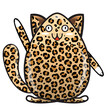 A cat or  kitty pet sticker