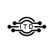 ITD letter logo. ITD  best white background vector image. ITD Monogram logo design for entrepreneur and business.	
