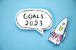 goals 2023 with rocket