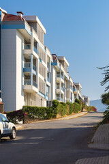 Wall Mural - Modern apartment buildings. Residential area.