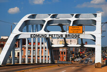 The Edmund Pettus Bridge, Was The Beginning Of The Civil Rights March From Selma To Montgomery Alabama And Lead By Martin Luther King