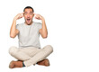 © agongallud - Surprised young man doing a gesture of concentration