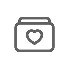 Preferred folder icon. Perfect for web design or user interface applications. vector sign and symbol