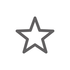 Star icon. Perfect for web design or user interface applications. vector sign and symbol