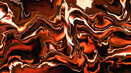 Wall Mural - gold holographic metallic chrome holo swirl background
