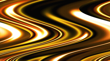 Wall Mural - gold holographic metallic chrome holo swirl background