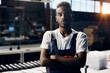 © sata_production - Portrait of african engineer working at factory