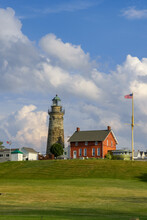 Fairport Marine Museum And Lighthouse Was Built In 1871.