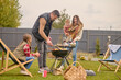 © zinkevych - Male grilling vegetables on the grill for the whole family