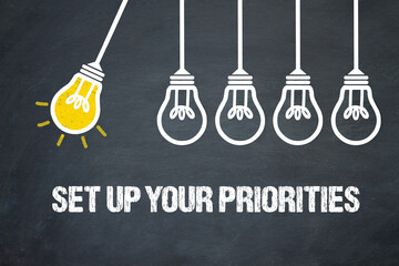 Poster - set up your priorities