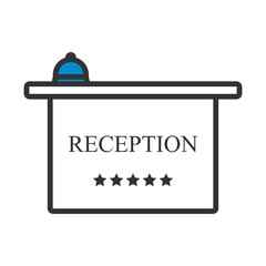 Sticker - Icon Of Reception Desk