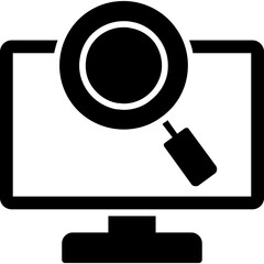 Canvas Print - Computer Scan Icon