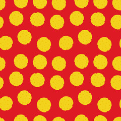 chips seamless pattern