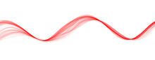 Abstract Red Lines Background. Flow Dynamic Wave. Digital Data Structure. Future Mesh Or Sound Wave. Motion Visualization. Magic Vector Illustration.