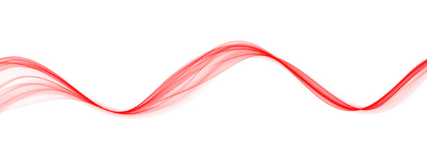 Wall Mural - abstract red lines background. flow dynamic wave. digital data structure. future mesh or sound wave.