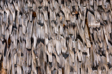 close up view of old wood texture of a house 