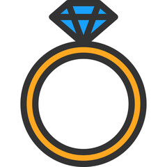 Poster - Diamond Ring Icon