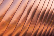 Detail of copper sheet panels