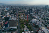 Fototapeta Miasto - Panorámica aérea de Monterrey, México