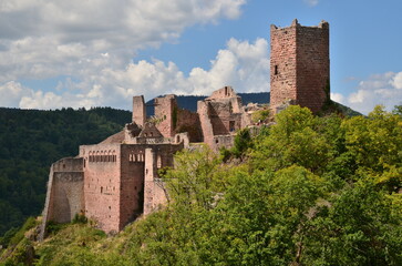 CHÂTEAU SAINT ULRICH RUINES DU XIII éme SIÈCLE