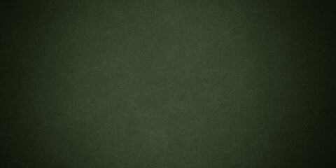 Elegant dark emerald green background with black shadow border and old vintage grunge texture design
