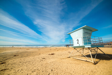 Wall Mural - Lifeguard tower in Pismo Beach