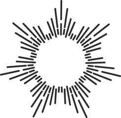 Wall Mural - Fireworks sparkle, sunbeam explosion light rays