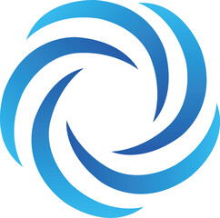 wave / whirlpool logo icon (png)