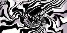 White And Black Wavy Background, Black White Abstract Liquify Background.