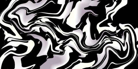 white and black wavy background, black white abstract liquify background.