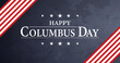 © MH - Happy Columbus Day Background