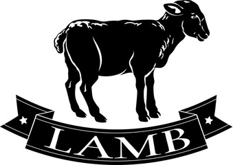 Sticker - Lamb food icon