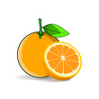 © Aan - orange fruit vector design illustration isolated on white background
