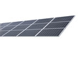 solar panels on isolated background